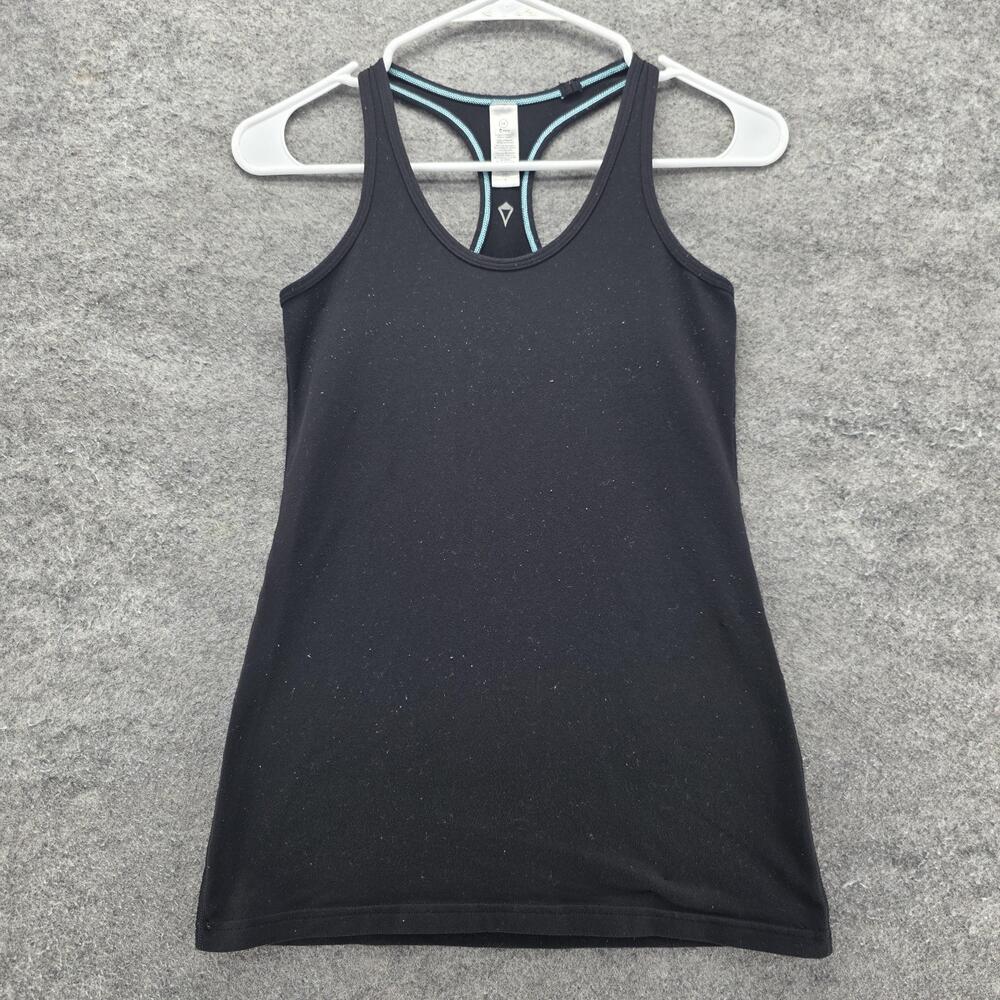 Ivivva Tank Teens 14 Black Scoop Neck Athletic Stretch Moisture Wicking